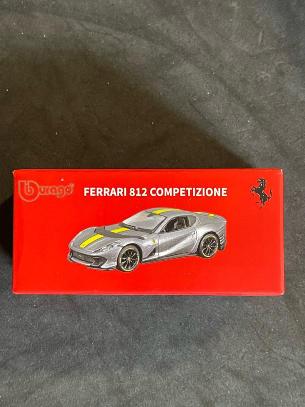 Bburago Silver Ferrari 812 Competizione Die-Cast Toy Car - NEW
